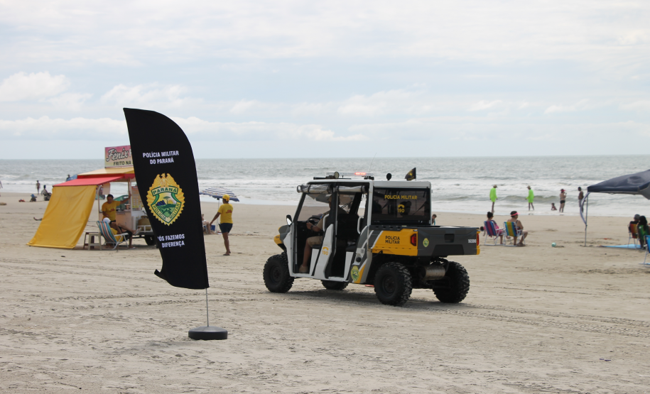 UTVs aproximam PMPR das famílias em Ipanema, Pontal do Paraná.