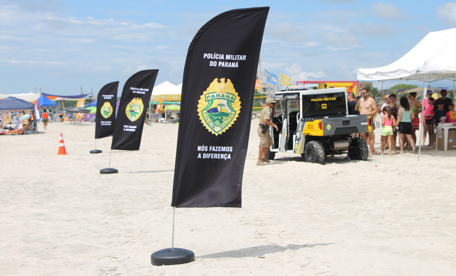 UTVs aproximam PMPR das famílias em Ipanema, Pontal do Paraná.