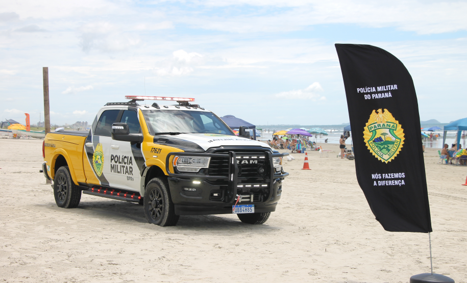 UTVs aproximam PMPR das famílias em Ipanema, Pontal do Paraná.