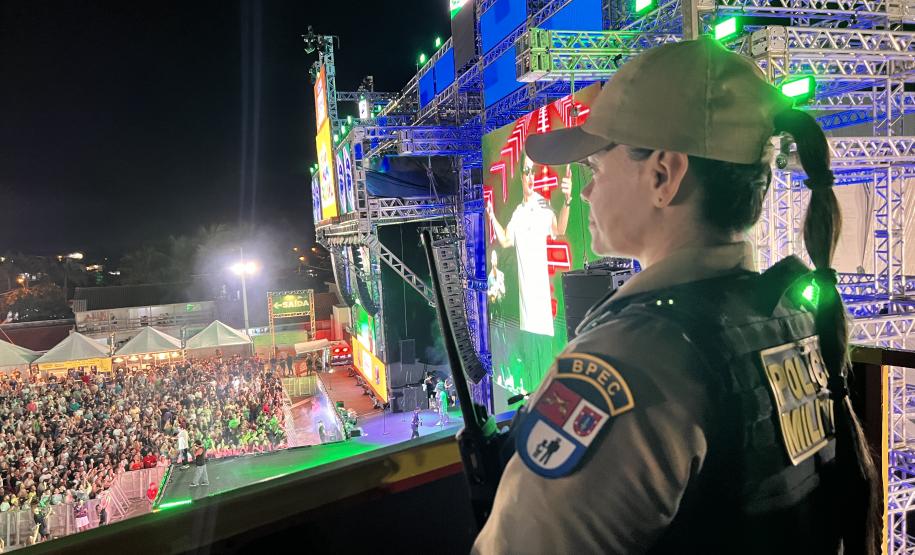 A Polícia Militar do Paraná (PMPR) desempenhou um papel fundamental para que o evento ocorresse de forma segura