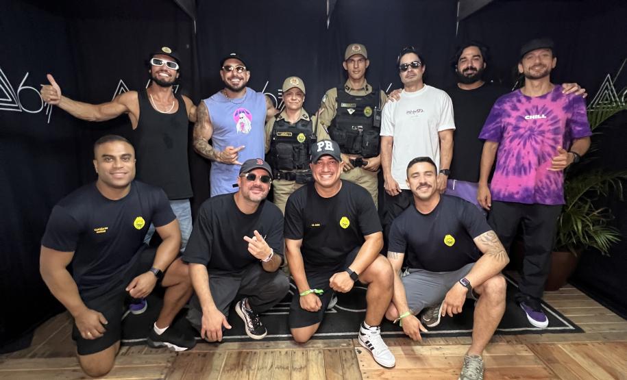 a Polícia Militar do Paraná (PMPR) desempenhou um papel fundamental para que o evento ocorresse de forma segura