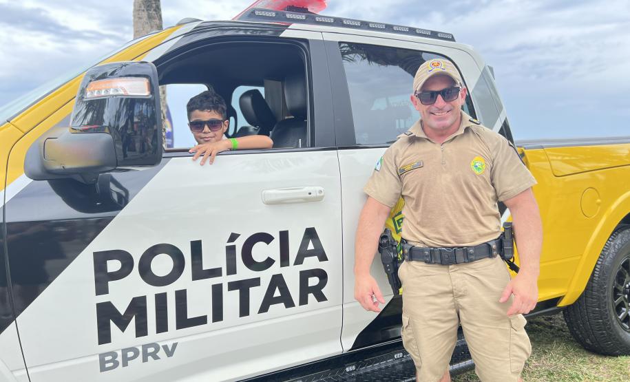 Durante a ação, os policiais militares interagiram de forma direta e acolhedora com moradores e veranistas