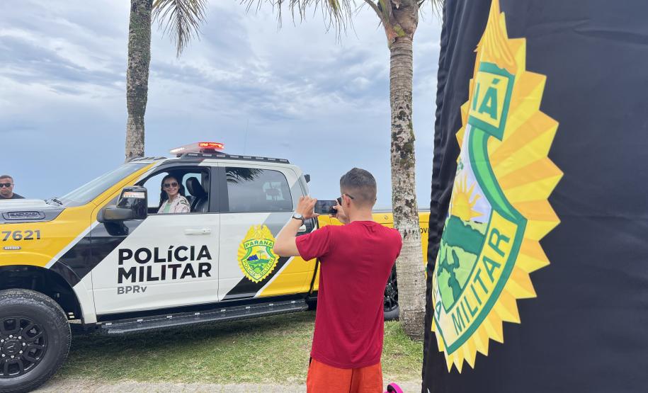 Durante a ação, os policiais militares interagiram de forma direta e acolhedora com moradores e veranistas