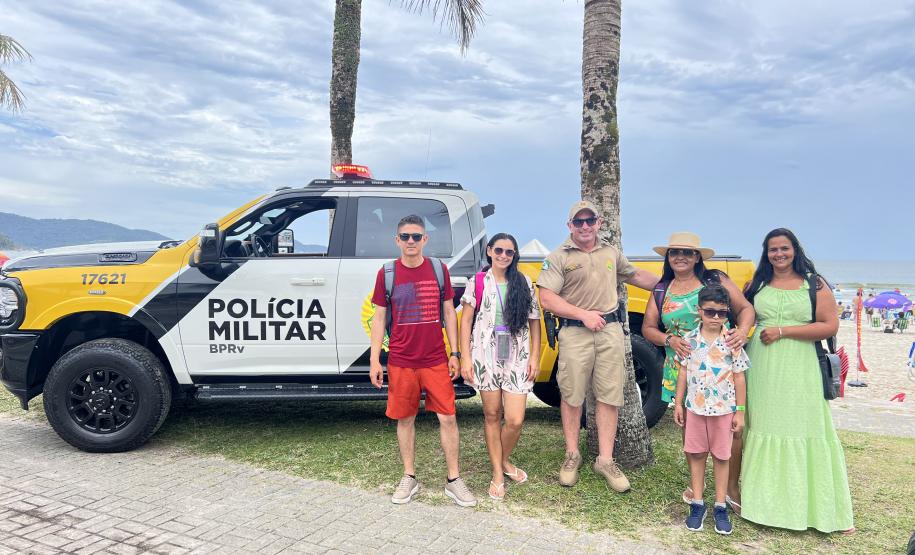 Durante a ação, os policiais militares interagiram de forma direta e acolhedora com moradores e veranistas