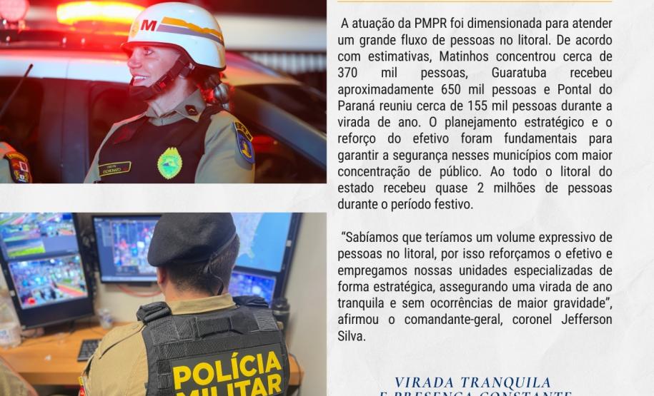 Ao longo de toda a operação, o informativo seguirá com divulgação semanal, destacando o trabalho técnico, humano e profissional dos homens e mulheres da PMPR