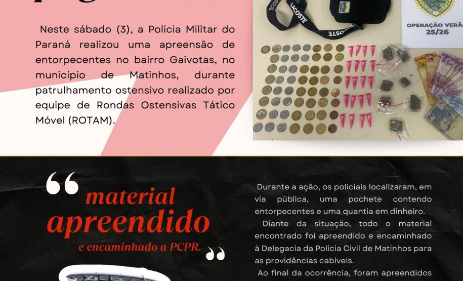 Ao longo de toda a operação, o informativo seguirá com divulgação semanal, destacando o trabalho técnico, humano e profissional dos homens e mulheres da PMPR