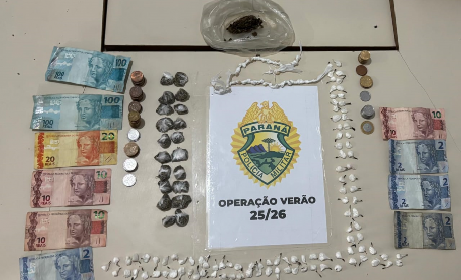 PMPR prende 4 indivíduos por tráfico de drogas em Guaratuba