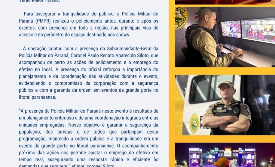 Com periodicidade semanal ao longo de toda a operação, o informativo tem como propósito ampliar a divulgação das ações realizadas pelas unidades operacionais, além de apresentar as ocorrências de maior relevância registradas durante o período.