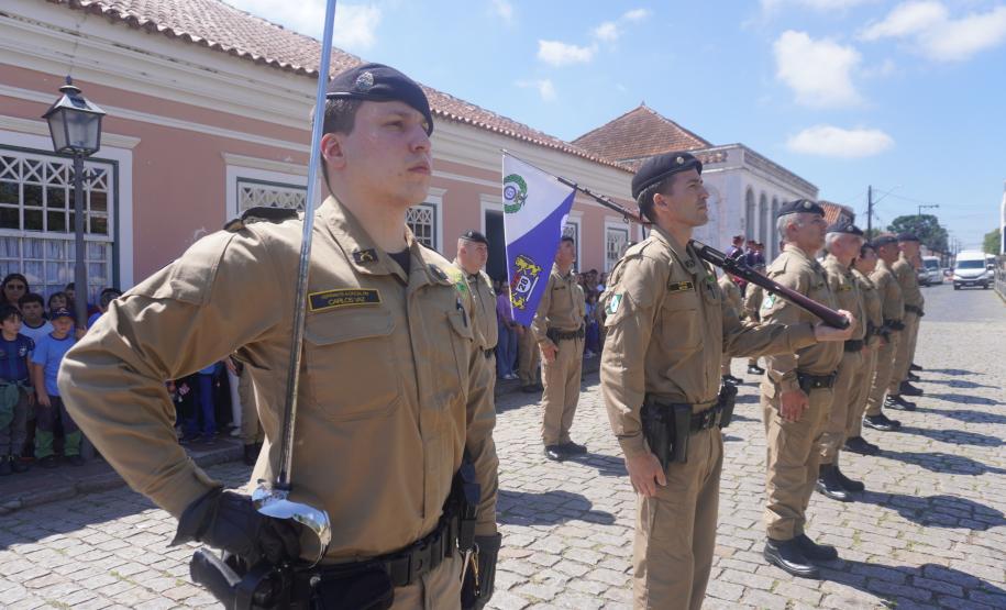 PMPR participa de solenidade em homenagem aos 132 anos do Cerco da Lapa