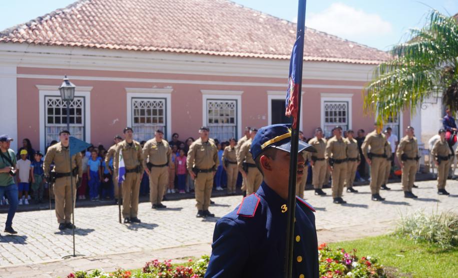 PMPR participa de solenidade em homenagem aos 132 anos do Cerco da Lapa