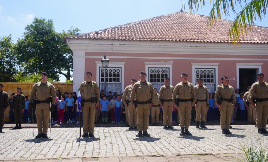 PMPR participa de solenidade em homenagem aos 132 anos do Cerco da Lapa