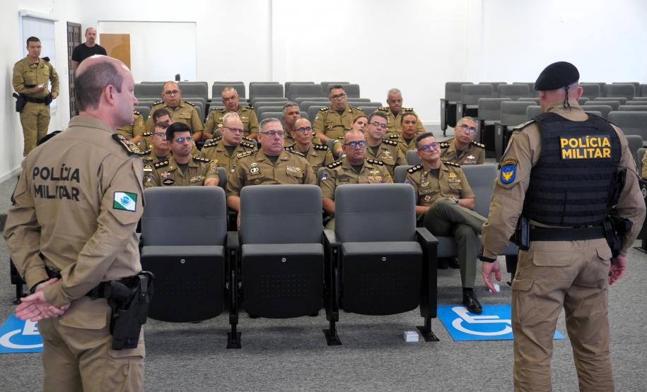 PMPR recebe visita técnica de oficiais da Polícia Militar de Pernambuco no Paraná