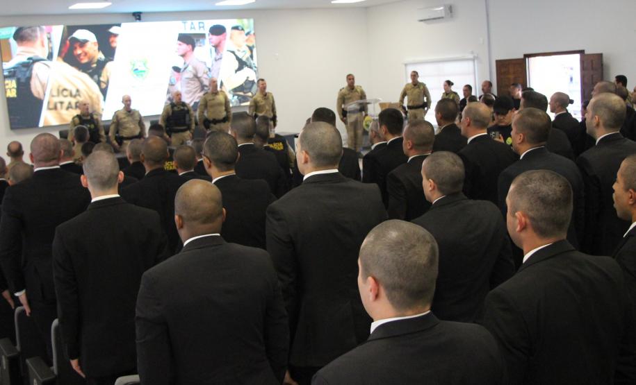 PMPR recebe 96 novos cadetes para o Curso de Formação de Oficiais