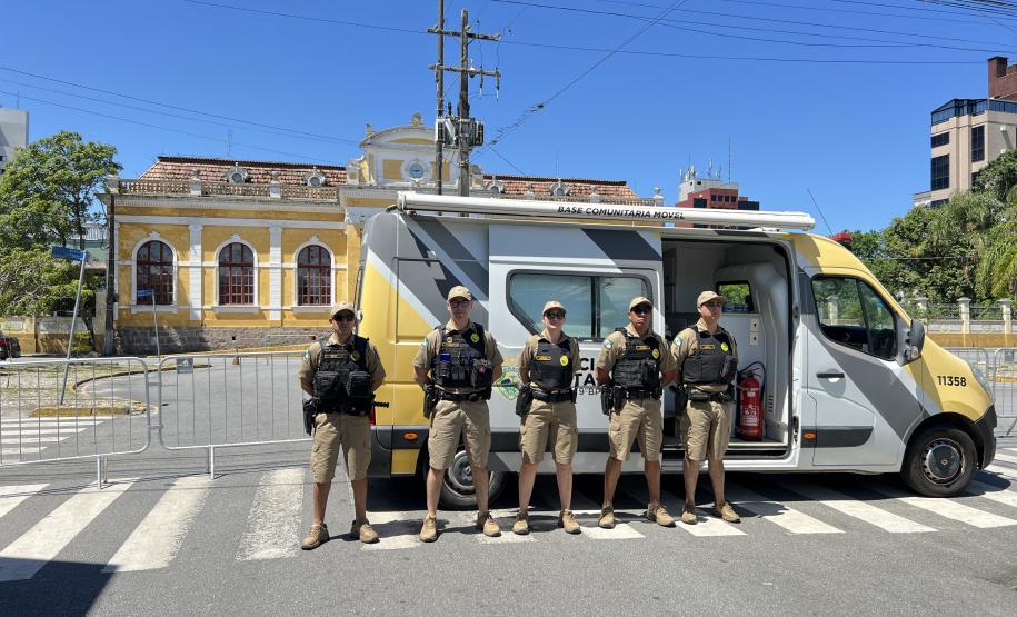 PMPR reforça segurança no pré-Carnaval de sábado (7) em Paranaguá