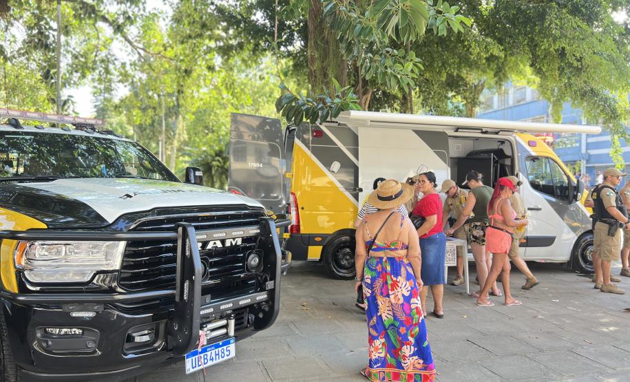 PMPR reforça segurança no pré-Carnaval de sábado (7) em Paranaguá