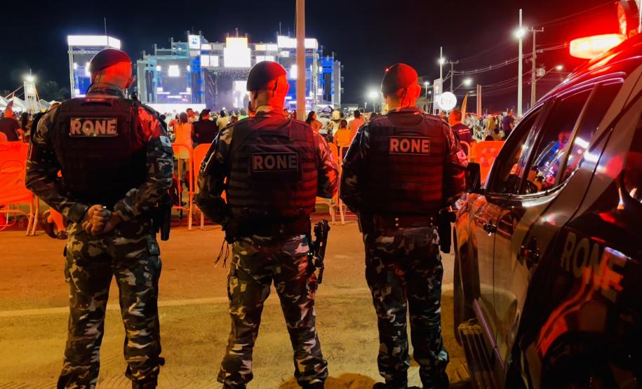 30 mil pessoas prestigiam show em Pontal do Paraná com a segurança da PMPR