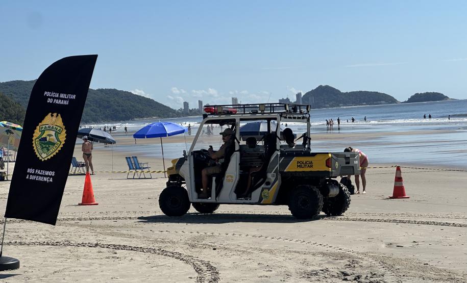 Voltinha UTV PMPR aproxima Polícia Militar da comunidade em ação educativa em Guaratuba
