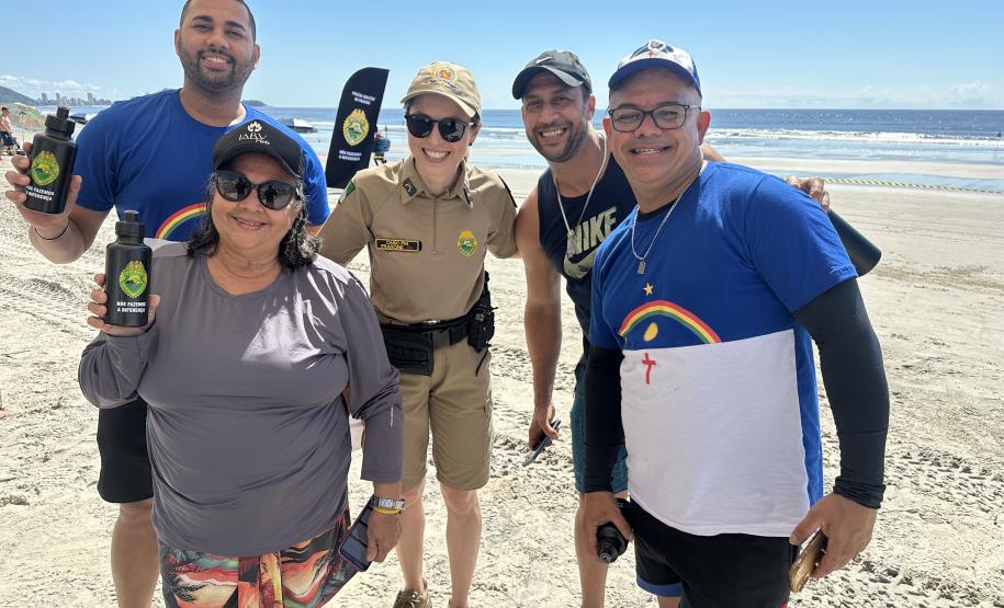 Voltinha UTV PMPR aproxima Polícia Militar da comunidade em ação educativa em Guaratuba