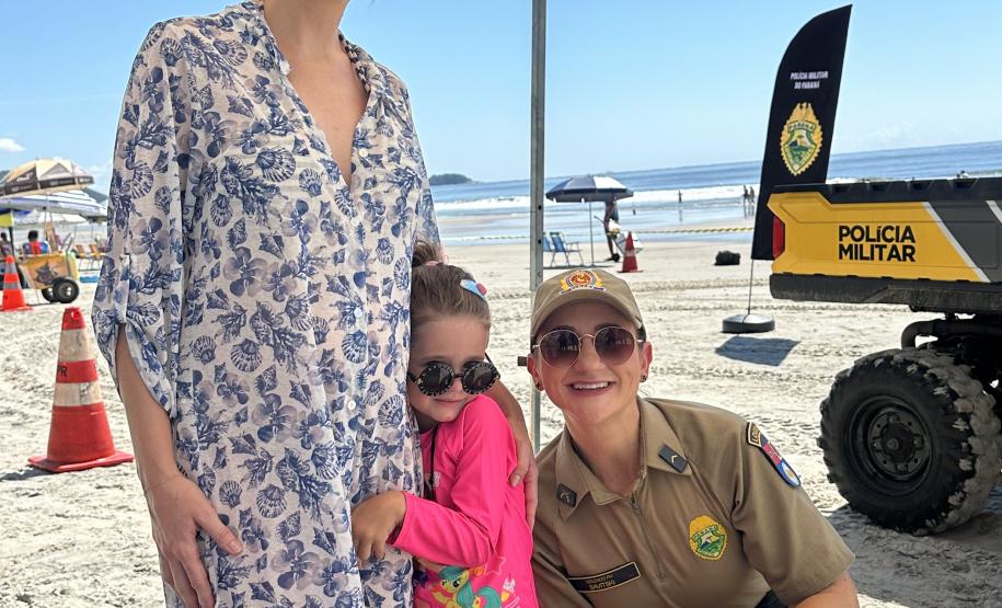 Voltinha UTV PMPR aproxima Polícia Militar da comunidade em ação educativa em Guaratuba