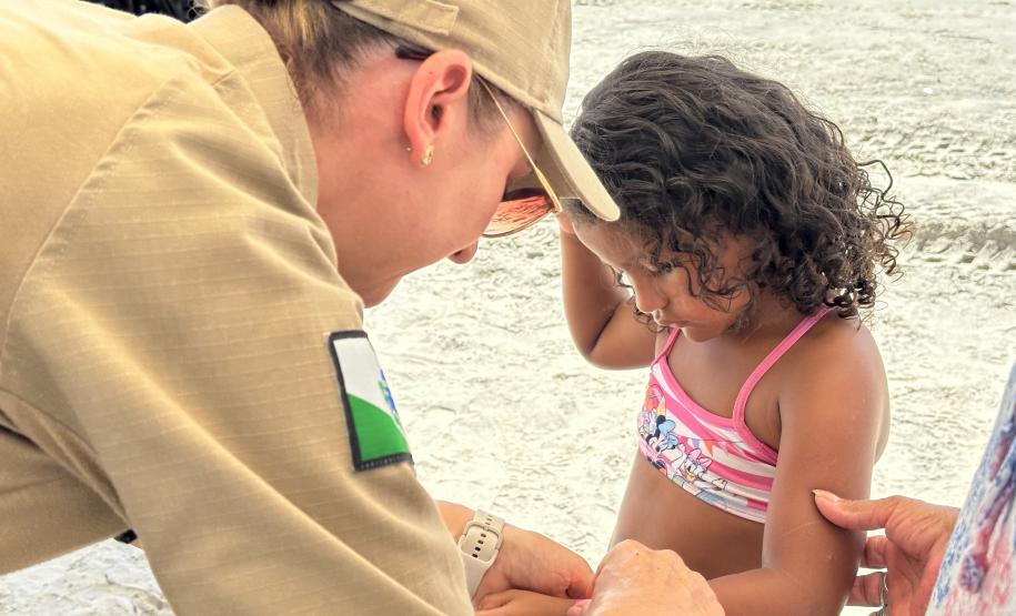 Voltinha UTV PMPR aproxima Polícia Militar da comunidade em ação educativa em Guaratuba