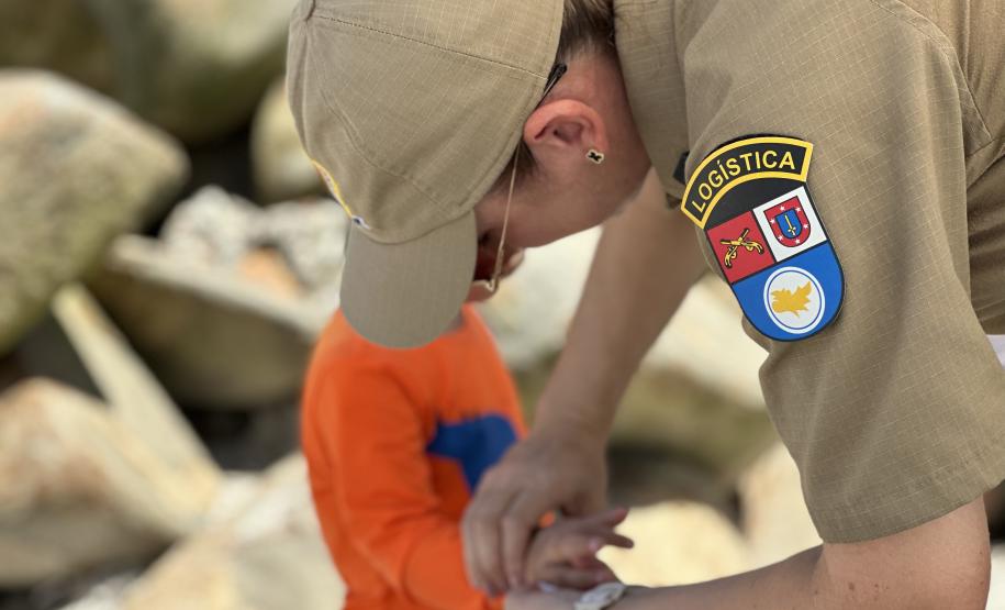 Voltinha UTV PMPR aproxima Polícia Militar da comunidade em ação educativa em Guaratuba