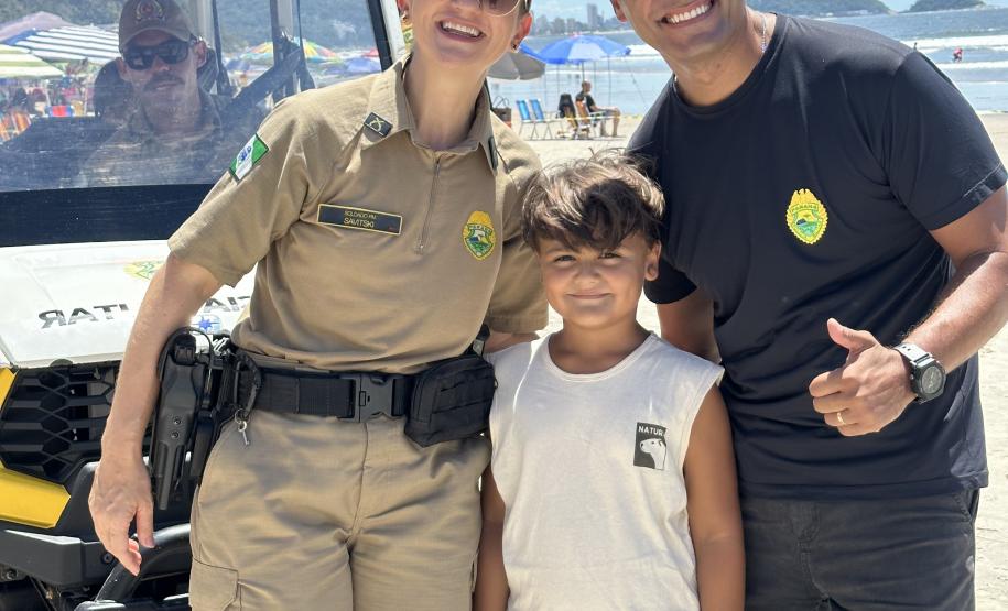 Voltinha UTV PMPR aproxima Polícia Militar da comunidade em ação educativa em Guaratuba