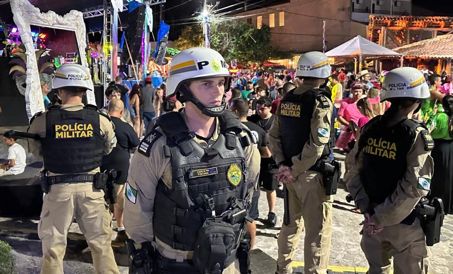 Segurança máxima garantida pela PMPR neste domingo de Carnaval em Matinhos, Morretes e Antonina