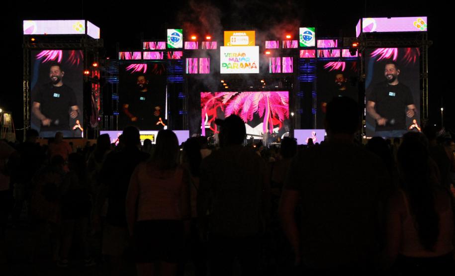 30 mil pessoas prestigiam show em Pontal do Paraná com a segurança da PMPR