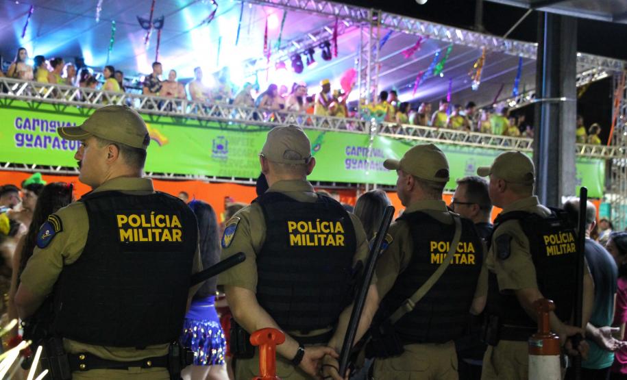 Alegria e proteção policial definem o penúltimo dia da folia em Guaratuba