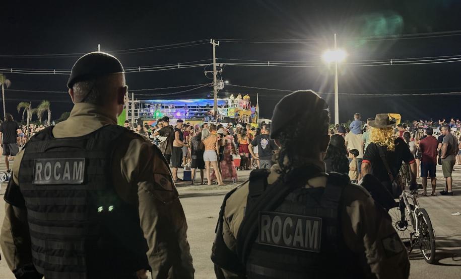 PMPR assegura que 15 mil foliões curtam o Carnaval com segurança em Pontal do Paraná