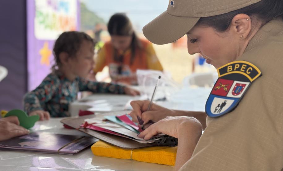 PMPR encerra participação na Arena Verão Maior com ações de proximidade e educação em Caiobá