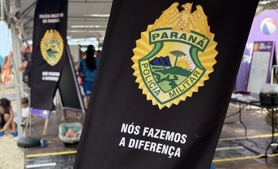 PMPR encerra participação na Arena Verão Maior com ações de proximidade e educação em Caiobá