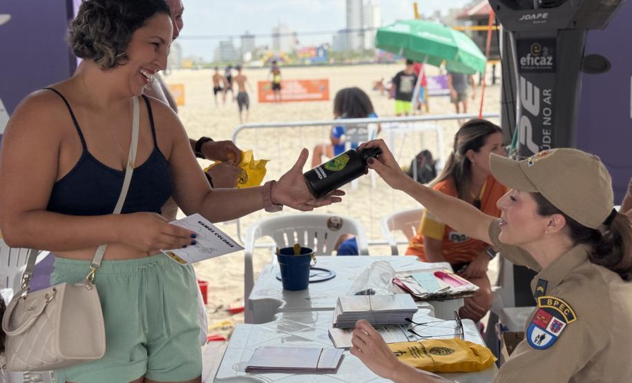 PMPR encerra participação na Arena Verão Maior com ações de proximidade e educação em Caiobá