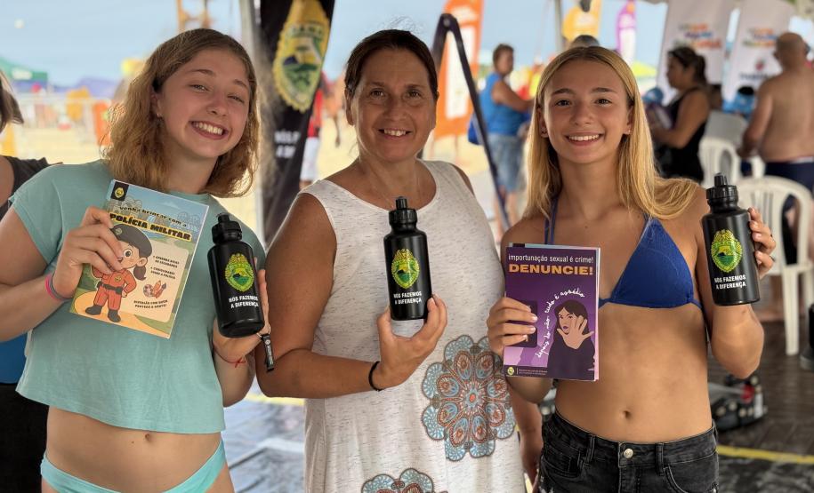 PMPR encerra participação na Arena Verão Maior com ações de proximidade e educação em Caiobá