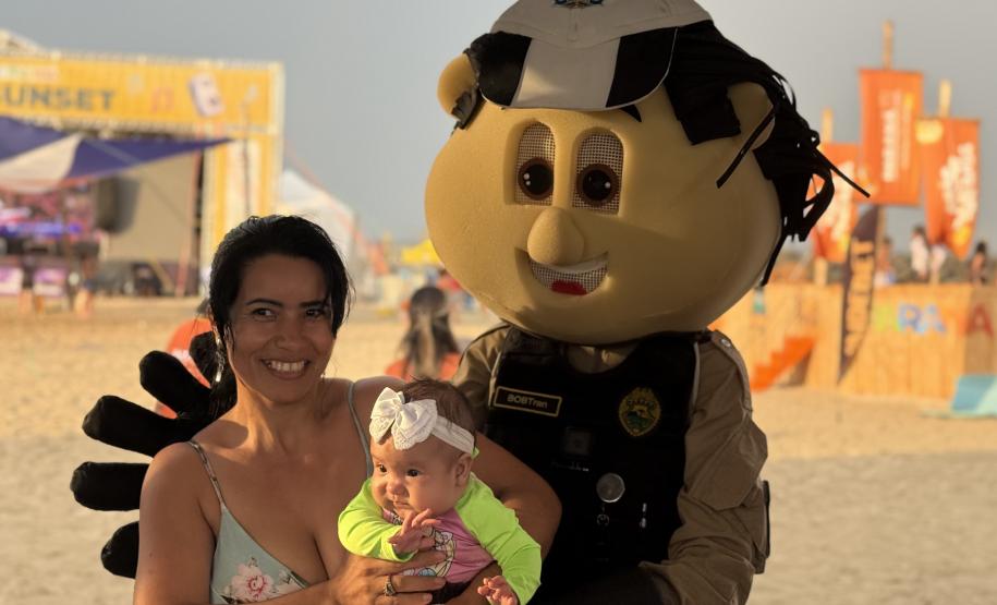 PMPR encerra participação na Arena Verão Maior com ações de proximidade e educação em Caiobá