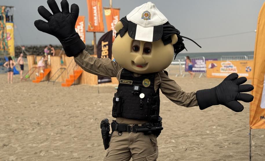 PMPR encerra participação na Arena Verão Maior com ações de proximidade e educação em Caiobá