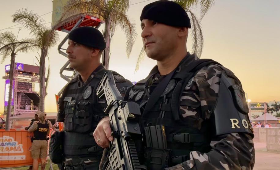 30 mil pessoas prestigiam show em Pontal do Paraná com a segurança da PMPR