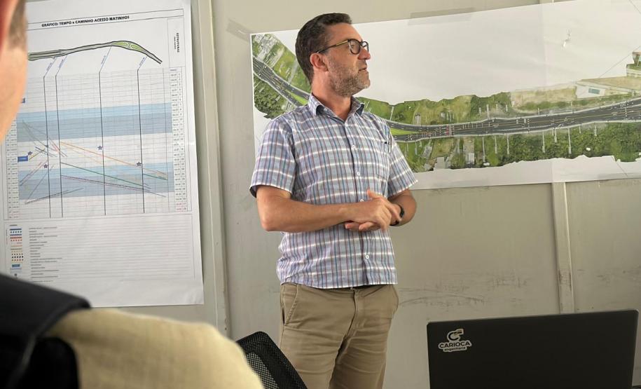 Visita ponte de Guaratuba