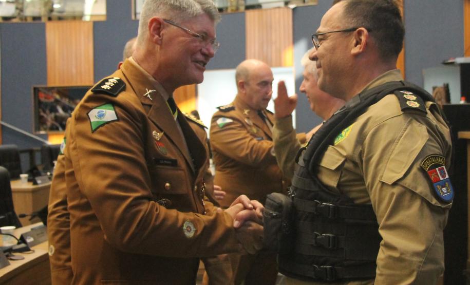 Polícia Militar realiza solenidade de entrega de comando do 6º CRPM em São José dos Pinhais