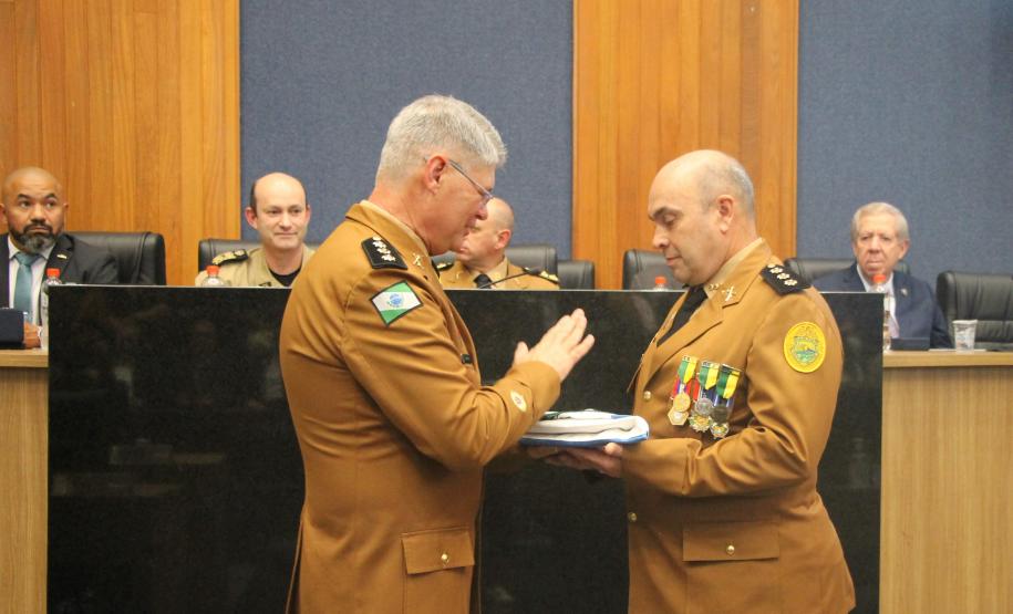 Polícia Militar realiza solenidade de entrega de comando do 6º CRPM em São José dos Pinhais