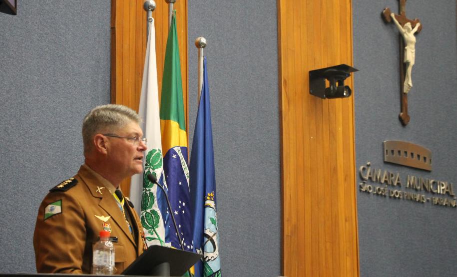 Polícia Militar realiza solenidade de entrega de comando do 6º CRPM em São José dos Pinhais