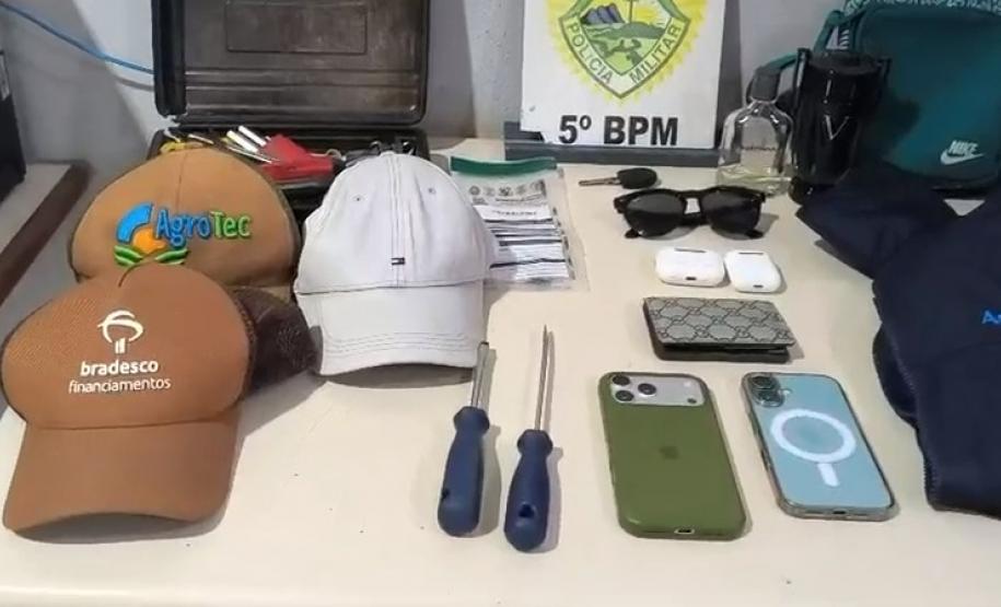 PMPR prende dois suspeitos por furtos a veículos em Londrina