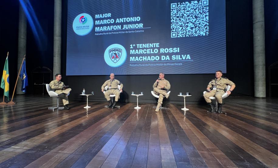 Ao reunir diferentes realidades e soluções aplicadas em todo o país, o evento consolida a Patrulha Rural Comunitária como um modelo eficiente de policiamento preventivo