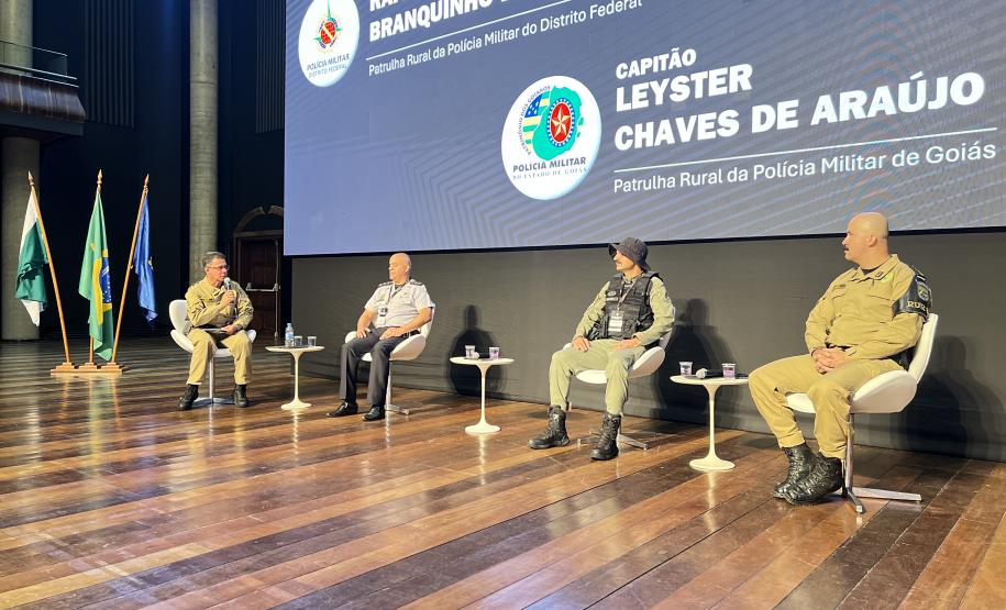 Ao reunir diferentes realidades e soluções aplicadas em todo o país, o evento consolida a Patrulha Rural Comunitária como um modelo eficiente de policiamento preventivo