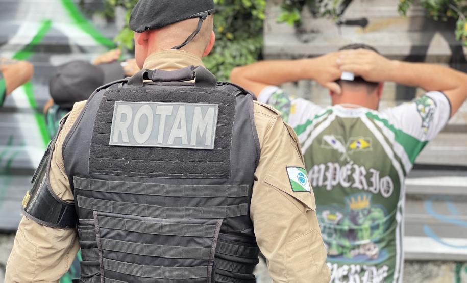 A atuação da PMPR teve início ainda nas primeiras horas da manhã, com reforço no policiamento desde as 8h até as 22H