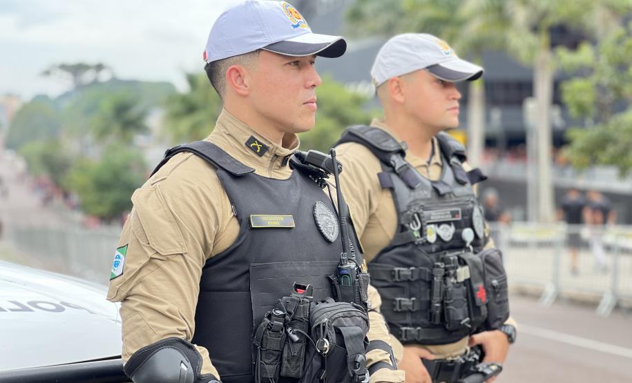 A atuação da PMPR teve início ainda nas primeiras horas da manhã, com reforço no policiamento desde as 8h até as 22H