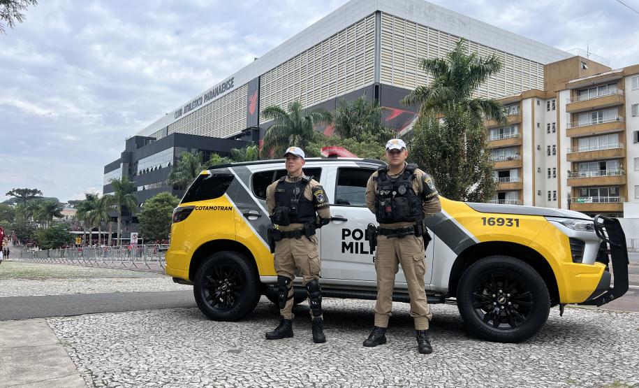 A atuação da PMPR teve início ainda nas primeiras horas da manhã, com reforço no policiamento desde as 8h até as 22H