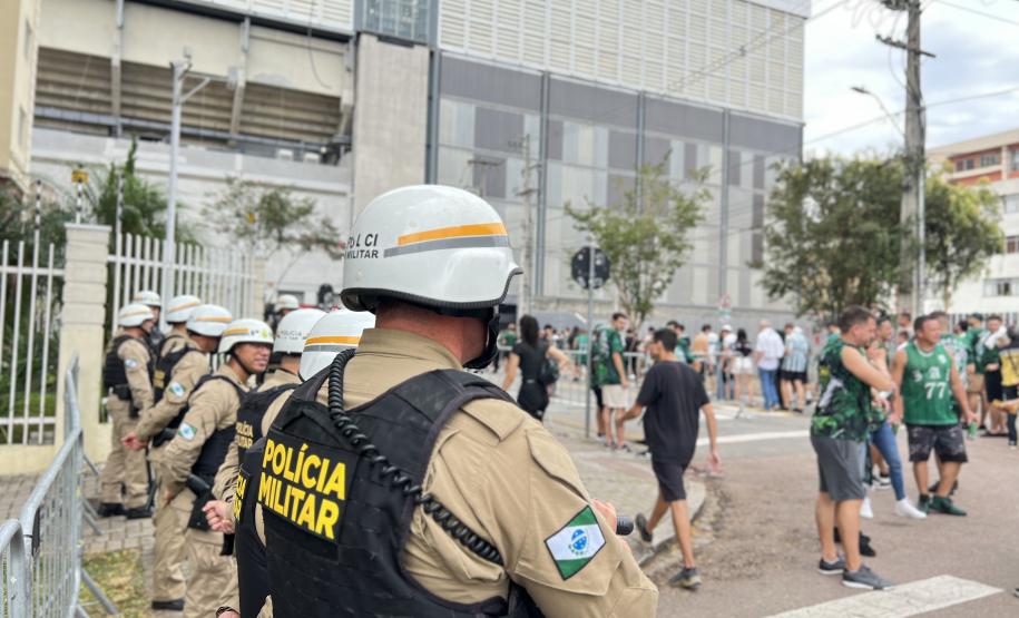 A atuação da PMPR teve início ainda nas primeiras horas da manhã, com reforço no policiamento desde as 8h até as 22H