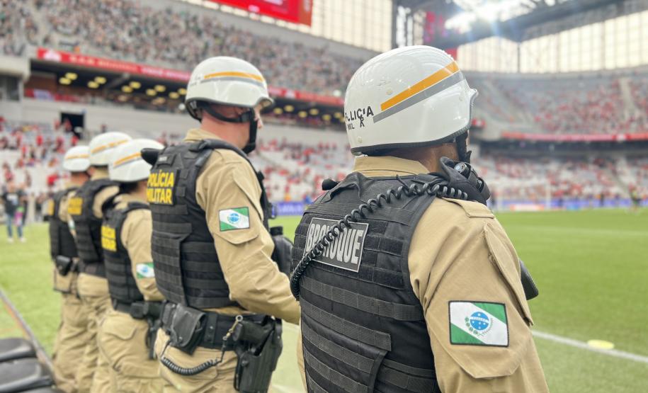 A atuação da PMPR teve início ainda nas primeiras horas da manhã, com reforço no policiamento desde as 8h até as 22H