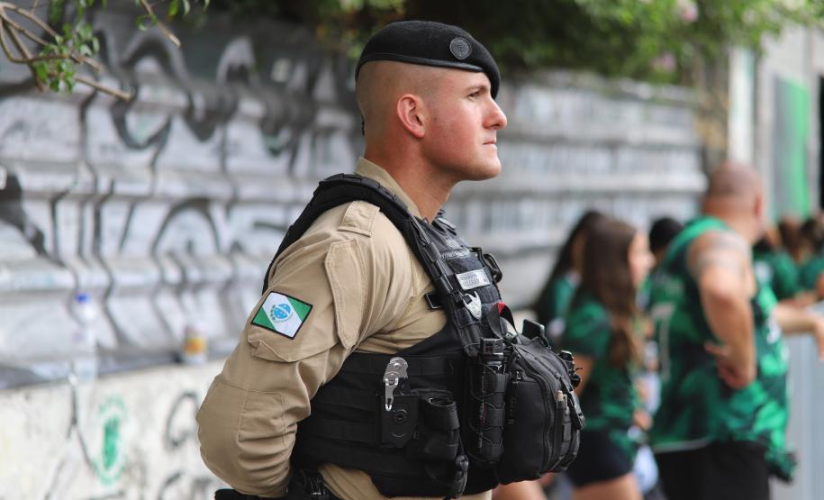 A atuação da PMPR teve início ainda nas primeiras horas da manhã, com reforço no policiamento desde as 8h até as 22H
